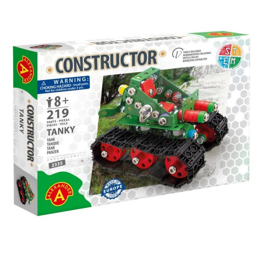 Alexander Constructor – Tanky STEM Metal Building Kit