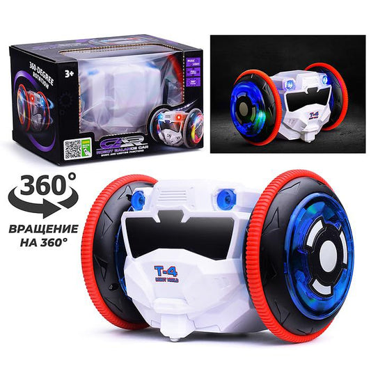 T-4 Robot Balance Car – 360° Spinning Light-Up Toy