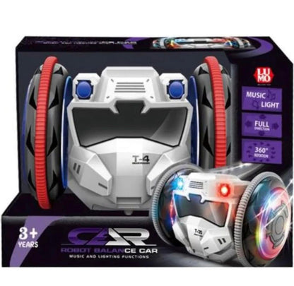 T-4 Robot Balance Car – 360° Spinning Light-Up Toy