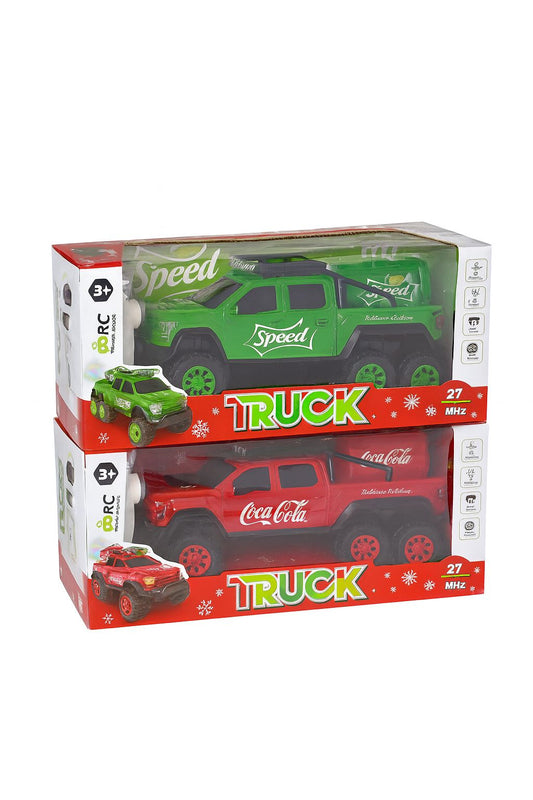 RC 6-Wheel Monster Truck – Spray Effect + LED Lights 27MHz